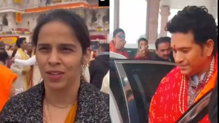 From Sachin to Saina: Sports icons reach Ram Temple premises