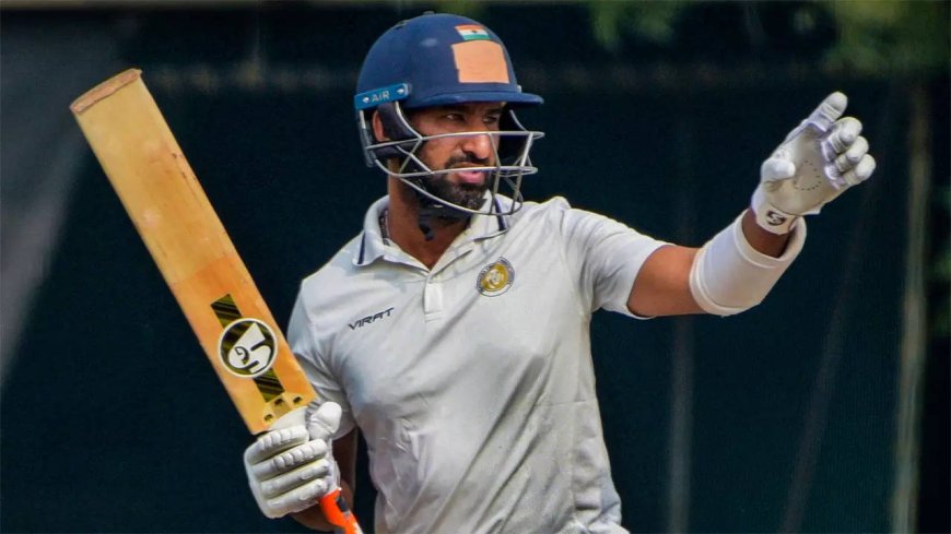 Pujara becomes fourth Indian to score 20,000 first-class runs