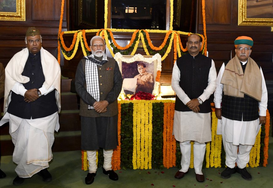 PM paid tributes to Netaji Subhas Chandra Bose on the occasion of his birth anniversary