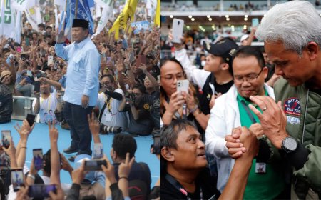 Huge rallies in Indonesia as candidates finish election campaign