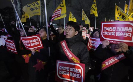 South Korea health alert raised to 'severe' over doctors walkout