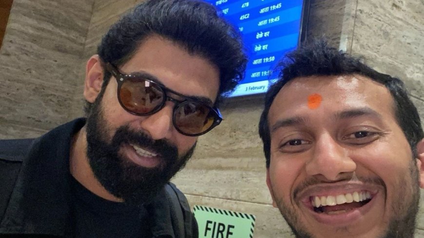 Shark Tank: Ritesh Agarwal bumps into Rana Daggubati at Airport