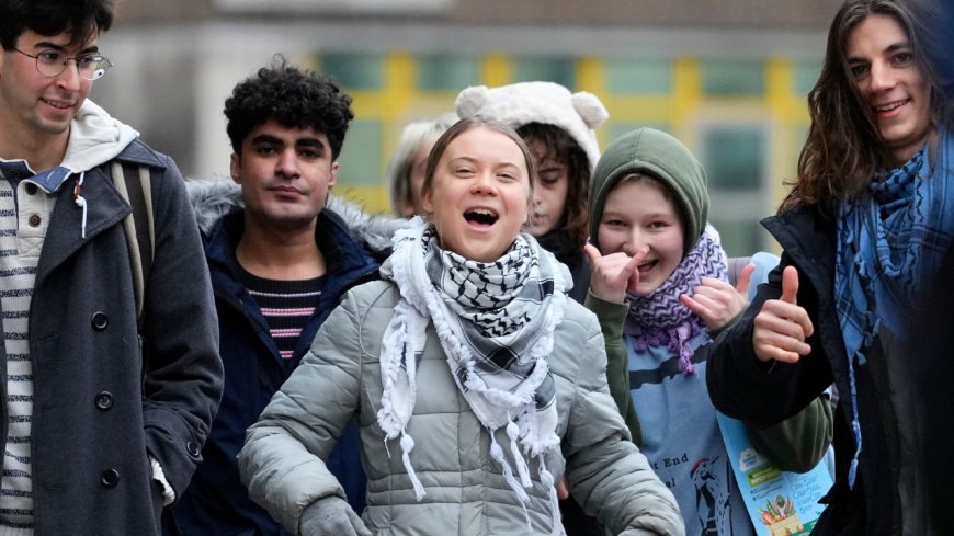 Greta Thunberg joins protest in south-France against oil drilling