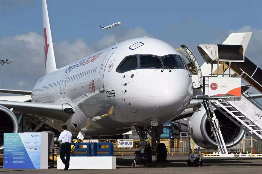 China's first homegrown airliner makes international debut