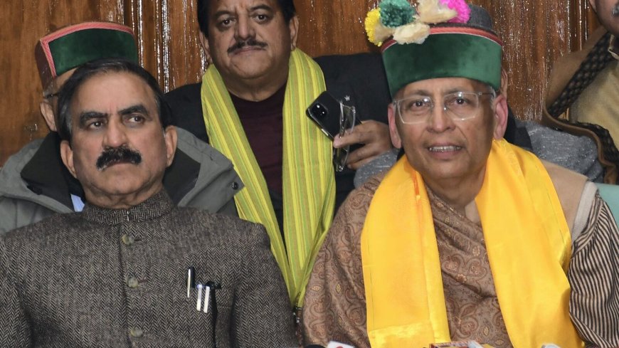 Congress loses Himachal Rajya Sabha seat to BJP: What went wrong, floor test next for Sukhvinder Sukhu's govt?