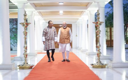 PM meets the Prime Minister of Bhutan, Mr. Dasho Tshering Tobgay, in New Delhi