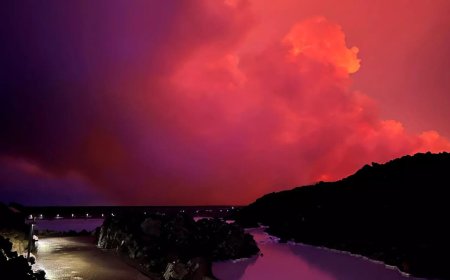 Iceland volcano shoots lava into air as it erupts again, 4th time since December 2023