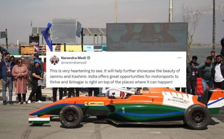 PM Modi lauds motorsports: F1 return on Dal Lake roads possible?