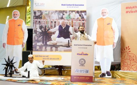 Khadi and Village Industries Commission is taking PM Modi's Gram Swaraj Abhiyan to every village