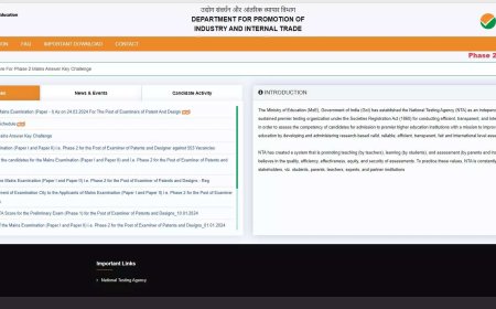 NTA Patents and Designs Examiner 2024 final answer key out at exams.nta.ac.in, interview begins on April 1
