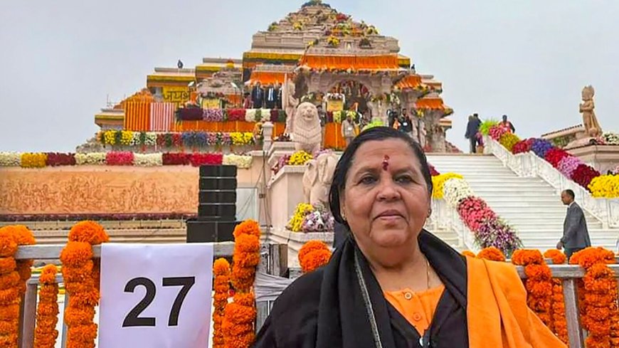 Unlike Ayodhya, there is enough proof…: BJP's Uma Bharti demands construction of temples in Kashi and Mathura