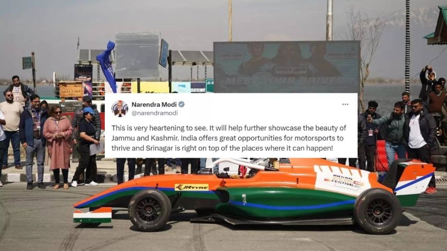 PM Modi lauds motorsports: F1 return on Dal Lake roads possible?