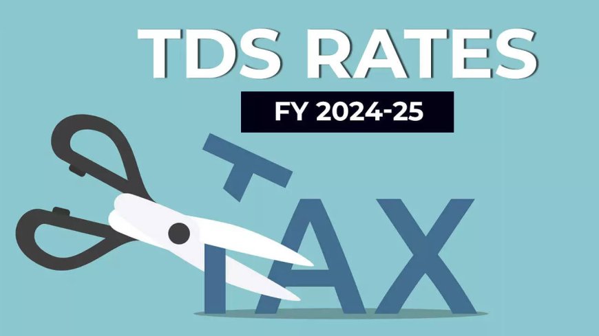 Tax Deducted at Source guide: TDS rates for various incomes in FY25