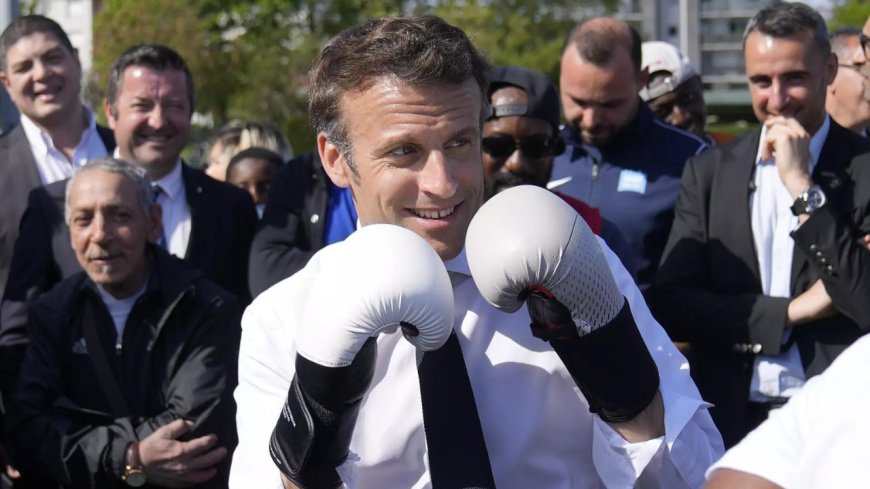 'Raging Bull': Emmanuel Macron shows off his boxing skills on camera