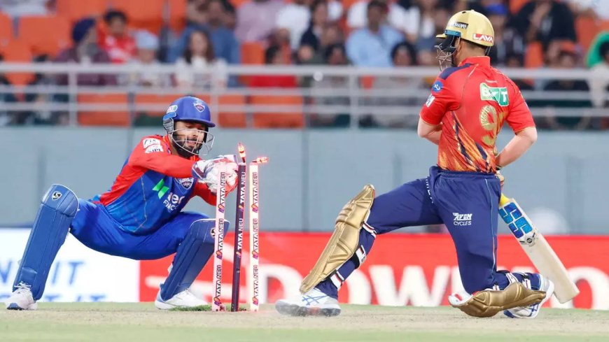 Watch: Pant delivers lightning-fast stumping to remove Jitesh