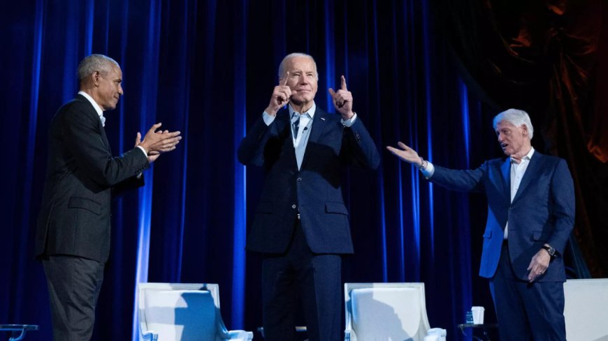 Obama, Clinton and big-name entertainers help Biden raise a record $26 million for his reelection