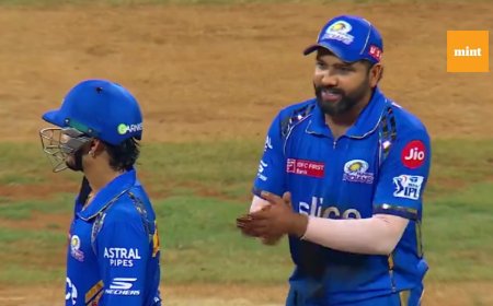 Watch: Rohit Sharma teases Dinesh Karthik during MI vs RCB IPL 2024 match, caught on stump mic