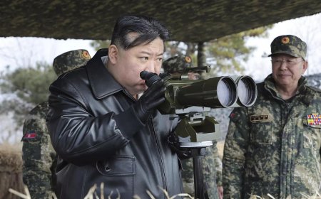 North Korean leader Kim leads rocket drills that simulate a nuclear counterattack against enemies