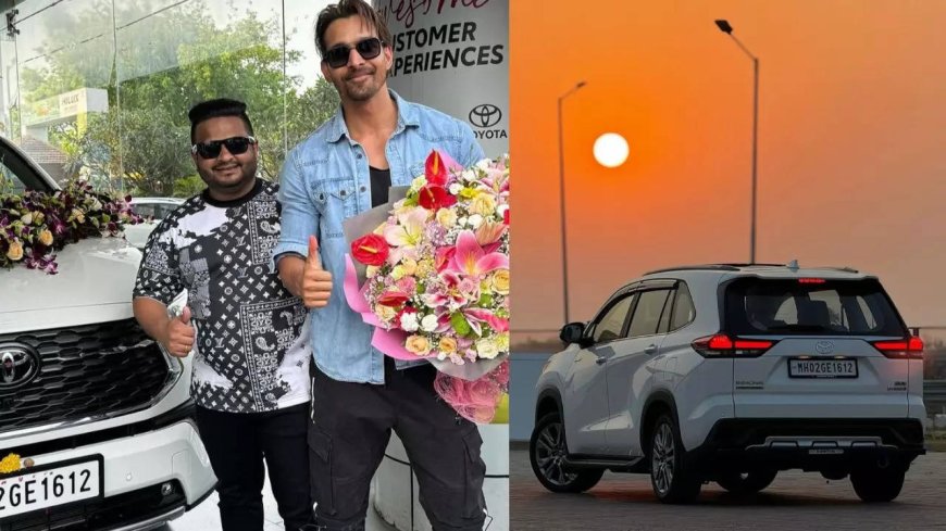 Harshvardhan Rane buys Toyota Innova Hycross Hybrid