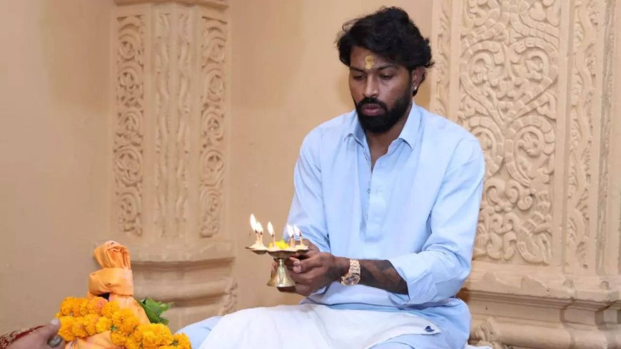 Watch: Hardik Pandya performs pooja at Somnath Temple