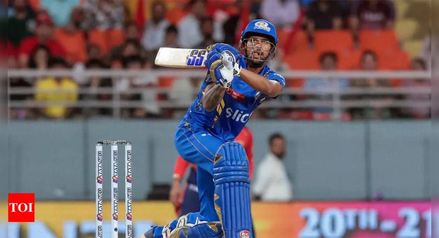 Watch: Mumbai Indians' Tilak Varma gives 'two budding cricketers a reason to believe in their dreams'