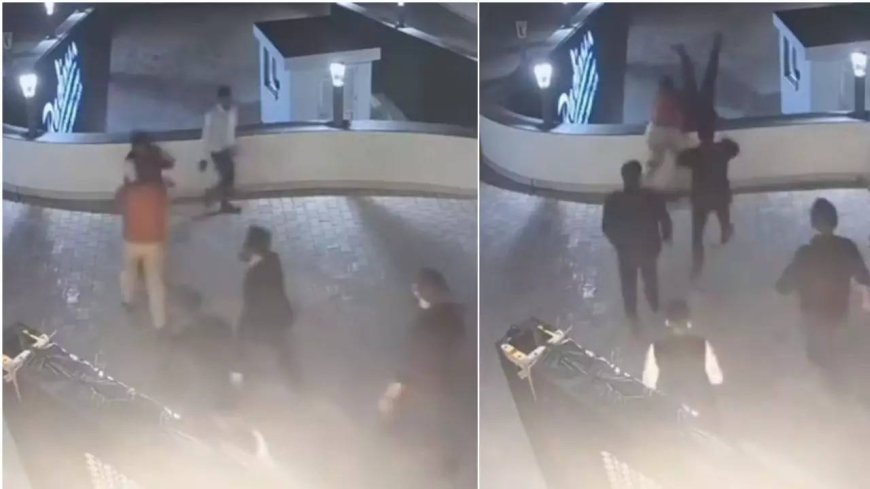 Drunk UP businessman pushes man off terrace at 5-star hotel