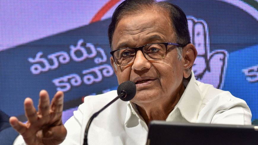 'Modi Sarkar has gone...': Chidambaram thanks PM Modi amid Lok Sabha polls