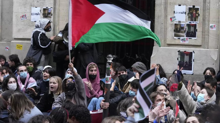 Pro-Palestinian students have peacefully evacuated prestigious Paris university campus building