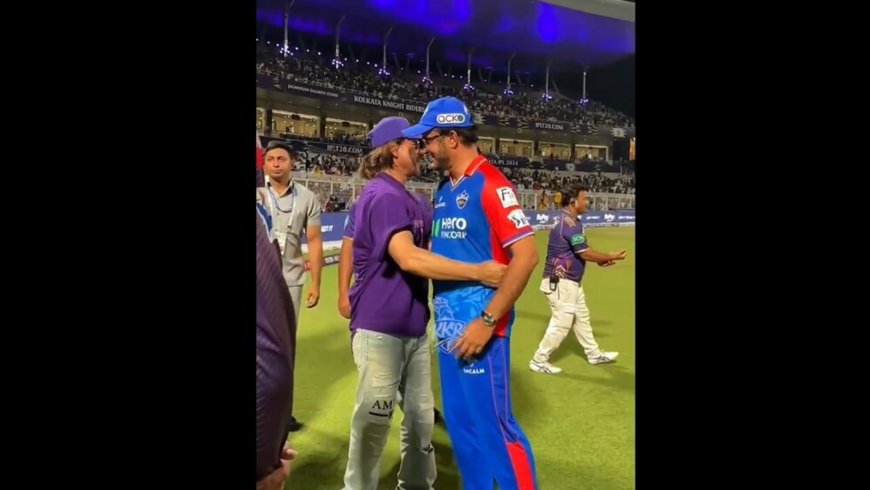 Sourav Ganguly gets pleasant surprise from Shah Rukh Khan at Eden Gardens – watch video