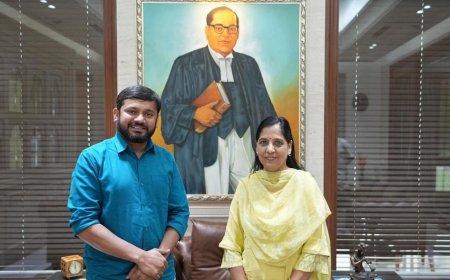 Congress leader Kanhaiya Kumar meets jailed Arvind Kejriwal's wife Sunita in Delhi: ‘We are not fighting…’