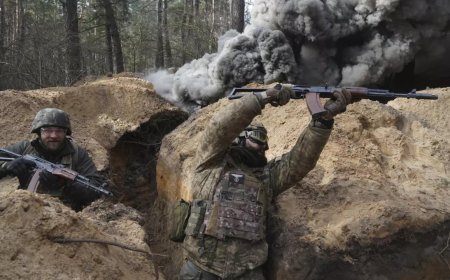 Ukraine fights Russian forces in north of border town in Kharkiv region