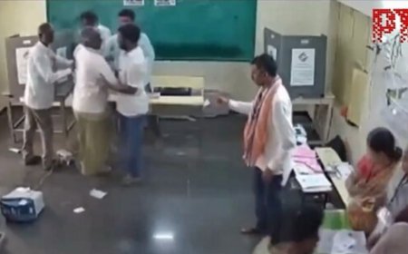 Andhra Pradesh: YSRC MLA P Ramakrishna Reddy caught on camera damaging EVM; ECI orders ‘strict action’ | Watch