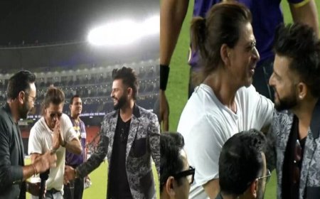 KKR vs SRH: Shah Rukh Khan apologises with folded hands for unknowingly interrupting a live post-match show | Watch
