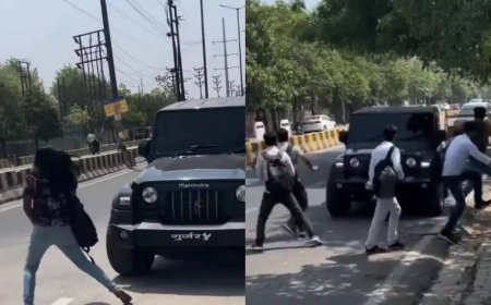 Driver of Mahindra Thar scares pedestrians in viral video: What cops did