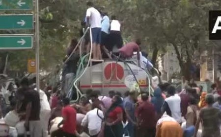 On cam: Delhiites struggle for water as capital faces unprecedented heatwave