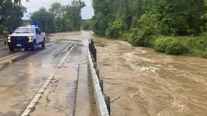 Heavy rains near Houston close schools and flood roadways as officials urge residents to evacuate