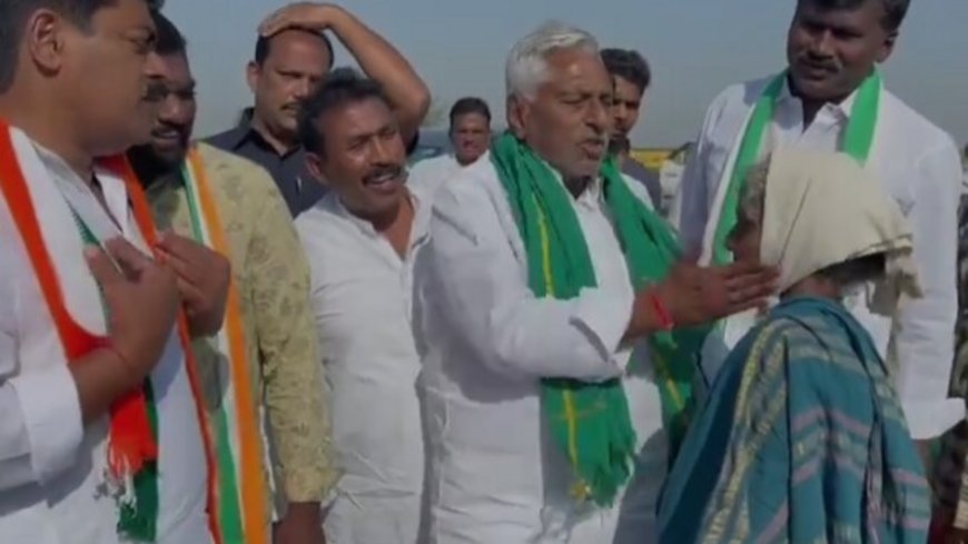 Telangana Congress candidate Jeevan Reddy's video 'slapping' woman goes viral, clarifies 'it's lovely'