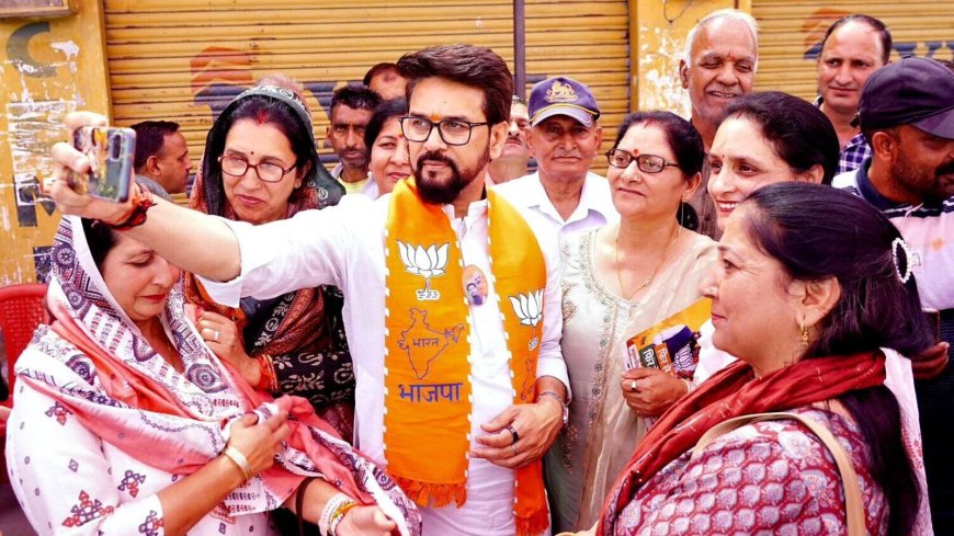 Congress gets support from Pakistan, claims BJP minister Anurag Thakur during Himachal Lok Sabha elections 2024 campaign