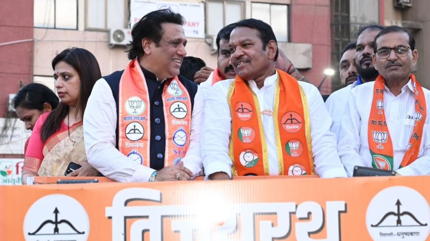 When actor Govinda forgot name of Shiv Sena candidate he went to campaign for in Maharashtra – Watch