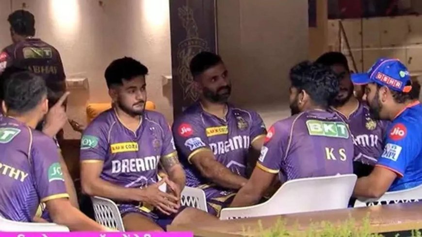 Amid speculations, Rohit's chat with KKR coaches adds more spice