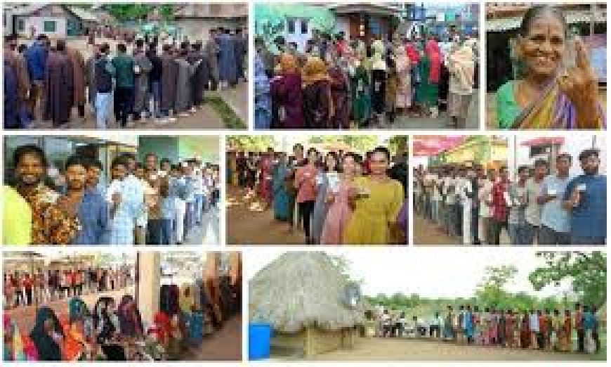 Peaceful polling across 96 PCs in 10 States/UTs in Phase-IV