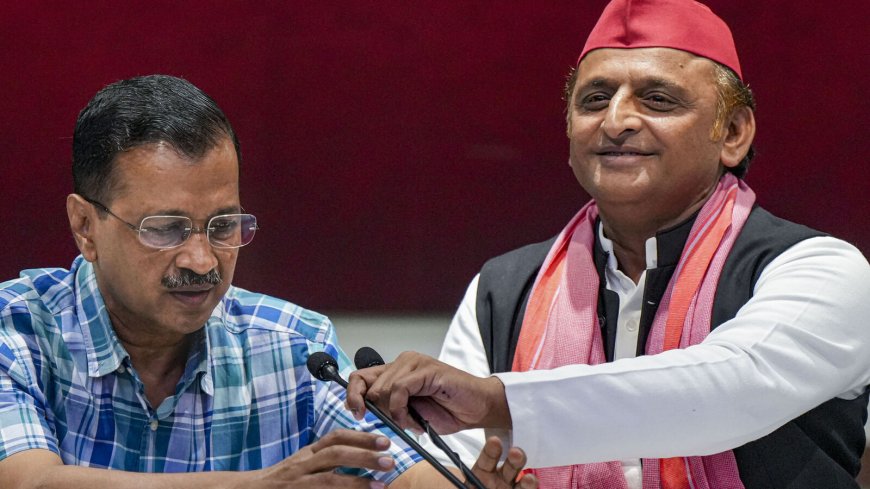 ‘Will end reservation, change constitution…,’ Arvind Kejriwal &amp; Akhilesh Yadav on why BJP shouldn't be elected 3rd time