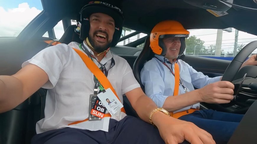 Yuvraj Singh takes adrenaline-filled ride at F1 Miami GP track with Mike Hakkinen on McLaren 750S | Watch