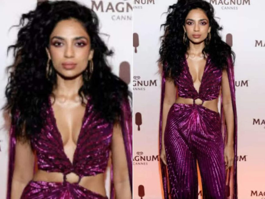 Sobhita Dhulipala makes a statement at Cannes