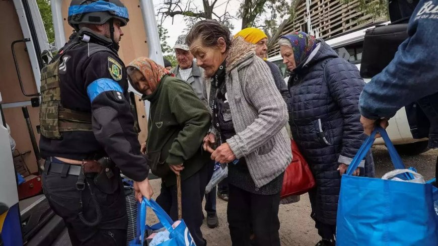 Nearly 10,000 evacuated in Ukraine's Kharkiv region: governor