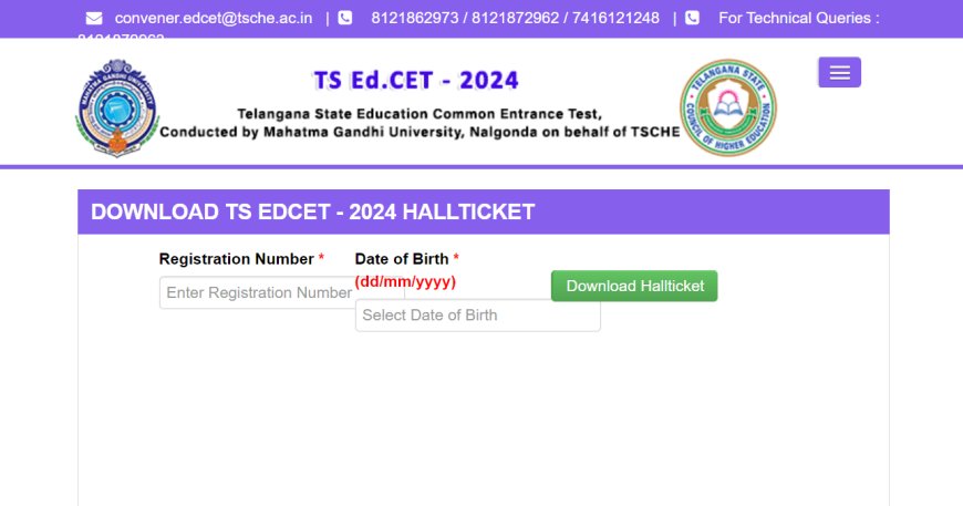 TS EdCET 2024 admit card out at edcet.tsche.ac.in, direct link to download