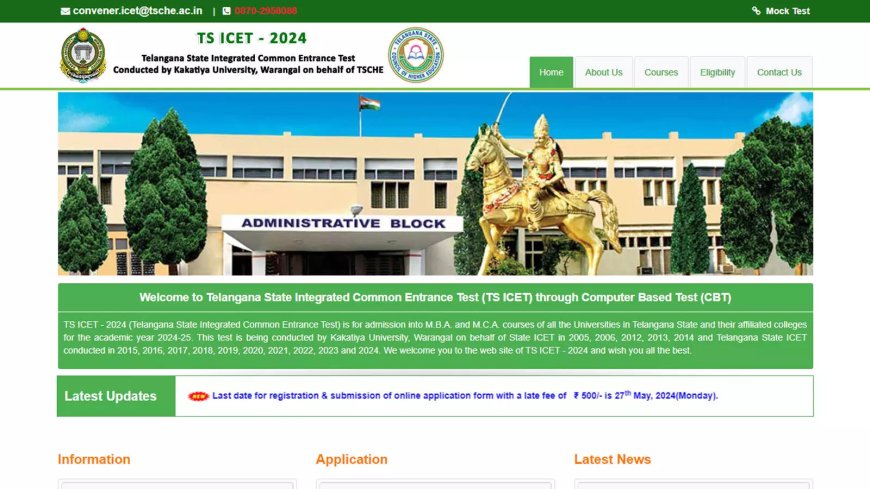 TS ICET 2024: Form Correction Window Closing Today; Admit Cards Available May 28