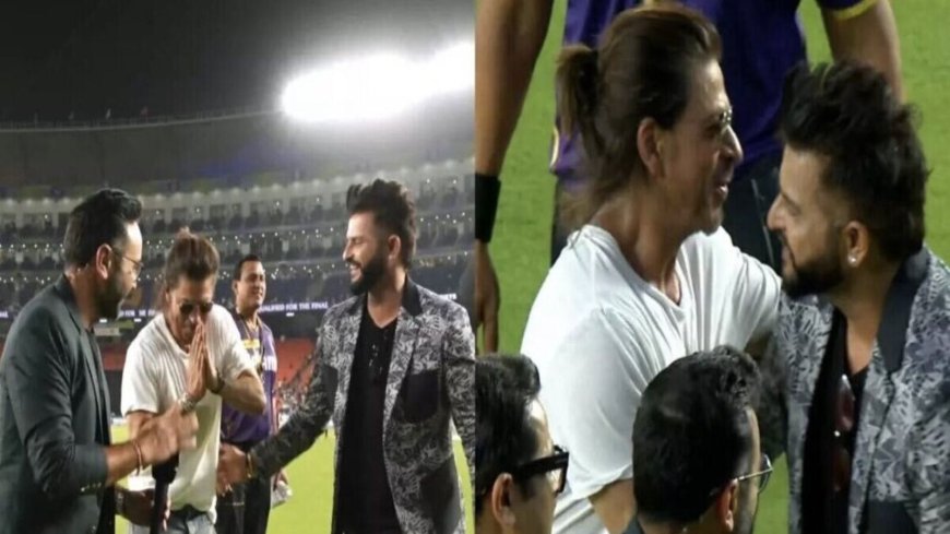 KKR vs SRH: Shah Rukh Khan apologises with folded hands for unknowingly interrupting a live post-match show | Watch