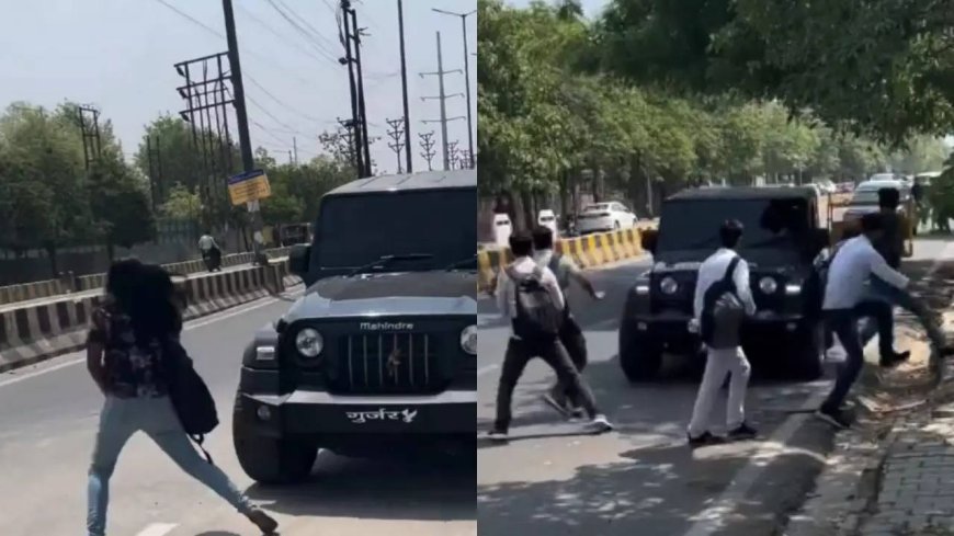 Driver of Mahindra Thar scares pedestrians in viral video: What cops did