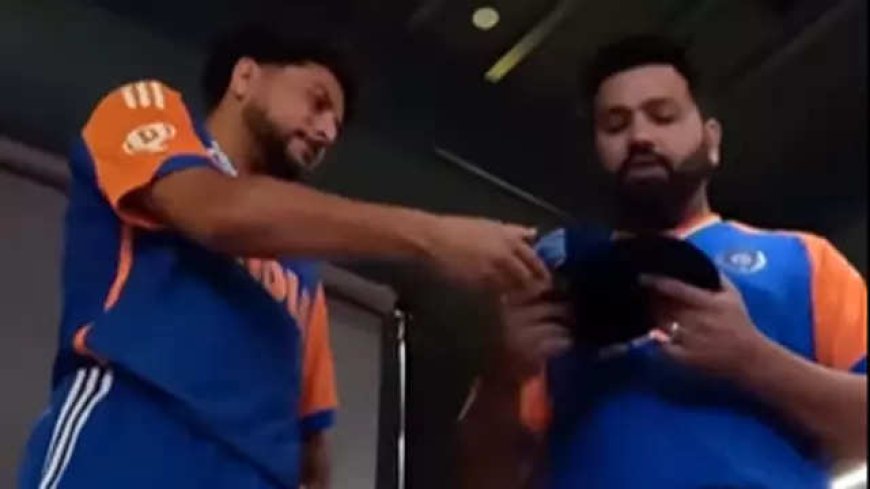 Watch: Rohit-Kuldeep's exchange leaves everyone in splits